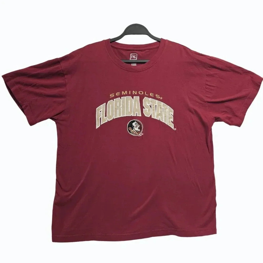PRO EDGE Knights Apparel Florida State Seminoles Embroidered Tee Mens XL 46/48